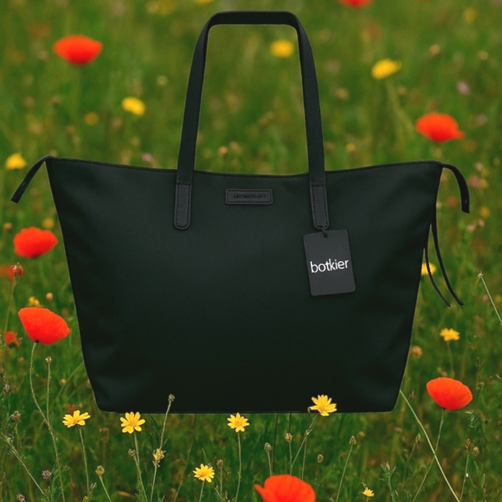 Botkier Black Nylon Tote Bag